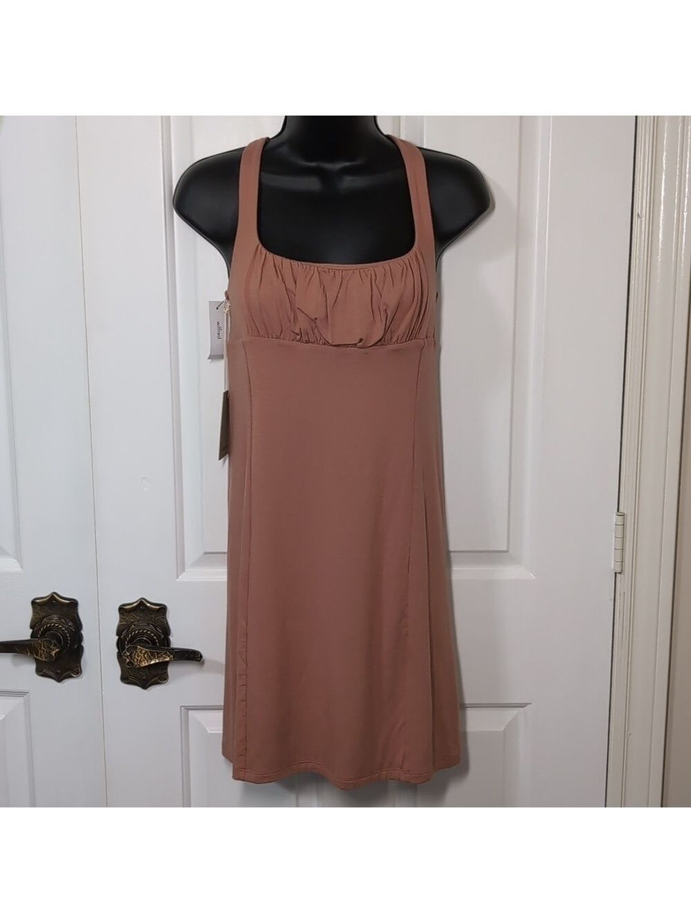 Wilfred Free Orbit Dress Ruched Front Large NEW